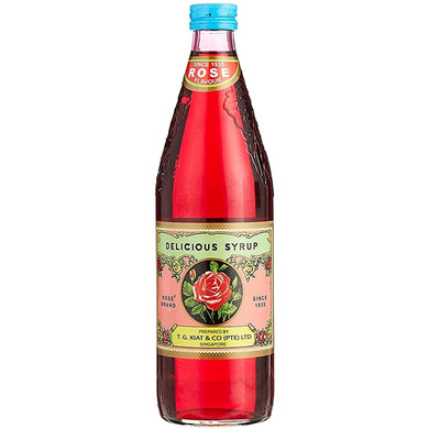 T.G. Kiat Sirope de Rosas | Rose Syrup T.G.Kiat Singapore 750ml (BB-Mar'24)