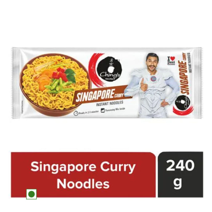 Fideos al curry de singapore | Singapore Instant Curry Noodles 240g Chings