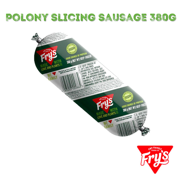 Mortadela Vegana Polony |  Vegan Polony Slicing Sausage - 380g (Frozen)