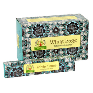 Incienso | Incense Stick White Sage (Masala Agarbatti ) 15g Namaste India