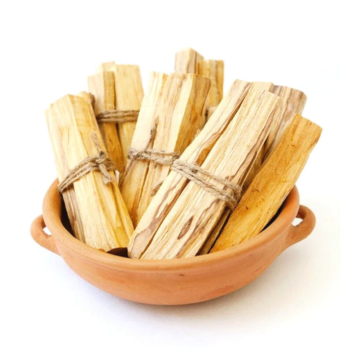 Palo Santo varillas de alta resina | Sandal wood (Chandan) sticks 100% Natural 50g
