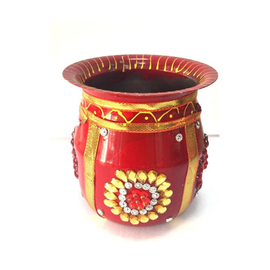 Kalash decorativo para Pooja | Pooja Decorative Kalash (small)
