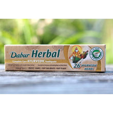 Load image into Gallery viewer, Pasta de Dientes Ayurvédica Herbal | Toothpaste Dabur Herbal Ayurvedic 100ml
