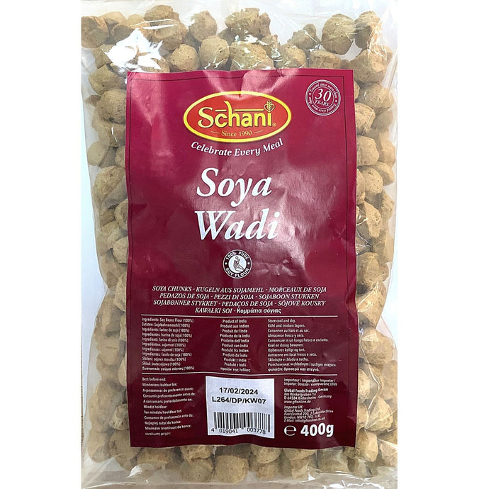 Soja Texturizada extra gruesa | Soya chunks 400g Schani