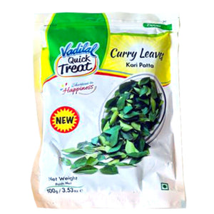 Hojas de Curry | Kari Patta | Curry Leaves 100g Frozen Vadilal