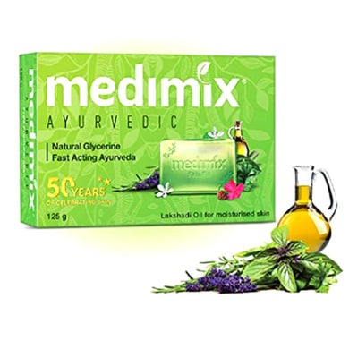 Jabón Ayurvédico de Glicerina | Ayurvedic Natural Glycerine Soap 125g Medimix