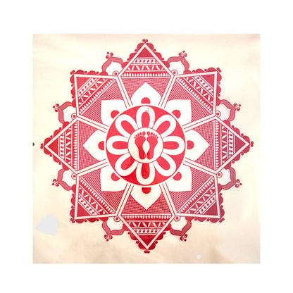 Rangoli Pattern Floor Stickers | Rangoli Pattern Floor Stickers (Floor Covering Area) 