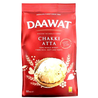 Harina de Trigo para Chapati Daawat | Wheat Flour for Chapati 10kg Daawat Chakki Atta