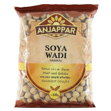 Soja Texturizada extra gruesa | Soya Wadi Medium (Chunks) 250g Anjappar