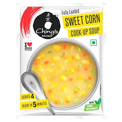 Sopa de Maíz con Vegetales Reales | Sweet Corn Instant Soup 55g Chings