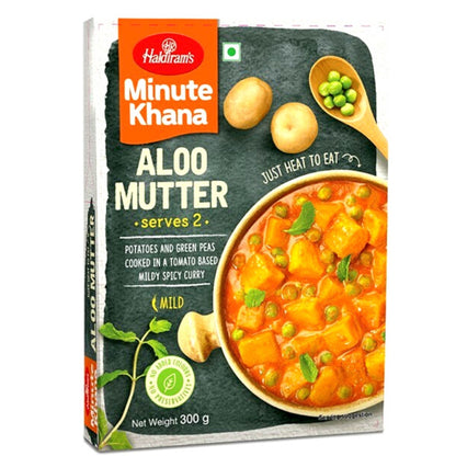 Patatas con Guisantes | Potatoes with green peas | Aloo Matar 280g Haldiram
