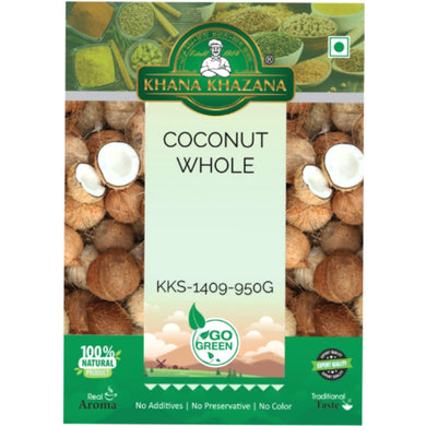 Coco seco | Dry Whole Coconut | Coconut Whole 950g Khana Khazana