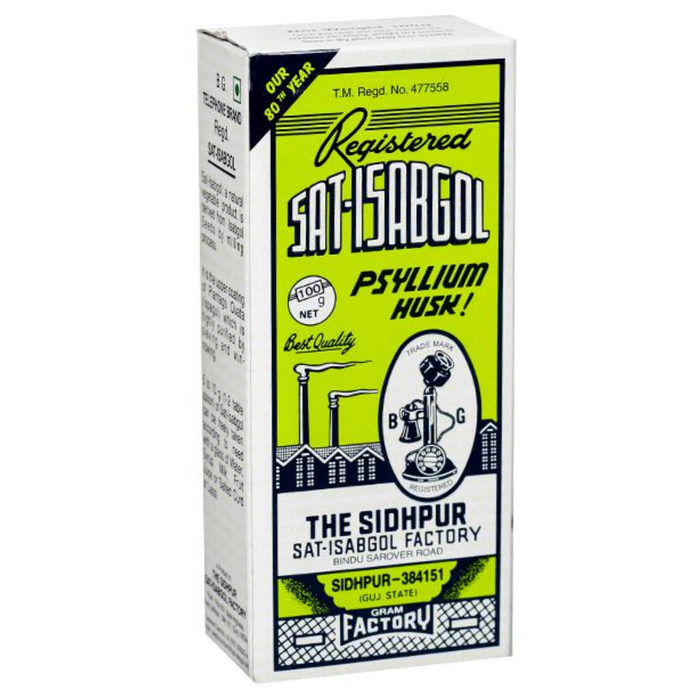 Laxante Herbal de Isabgol (psyllium husk) | Herbal Laxative Sat Isabgol 200g