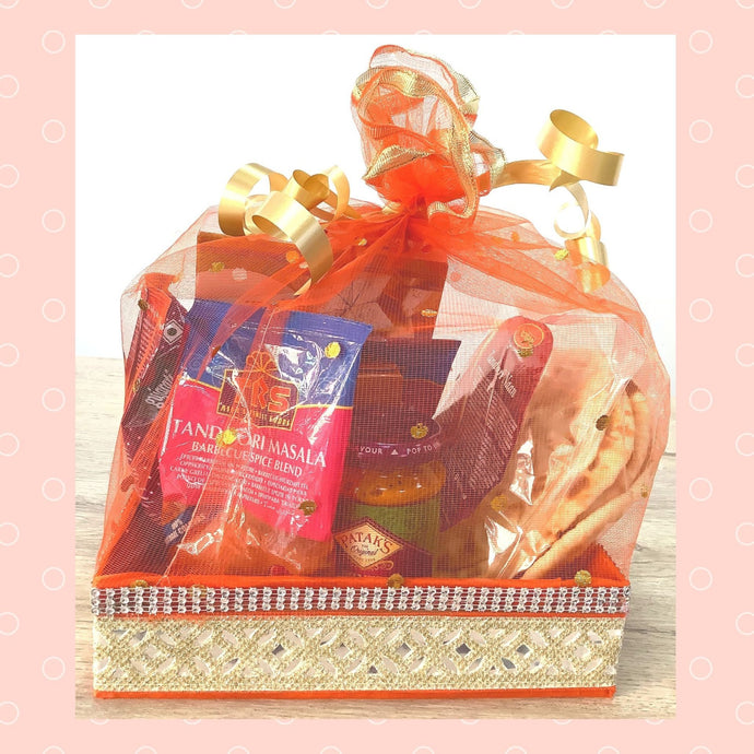 Cesta de regalo con productos | Colourful Fancy Gift Basket