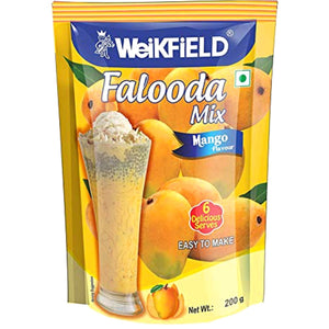 Mezcla de postre para Falooda | Falooda mix Mango flavour 200g Weikfield
