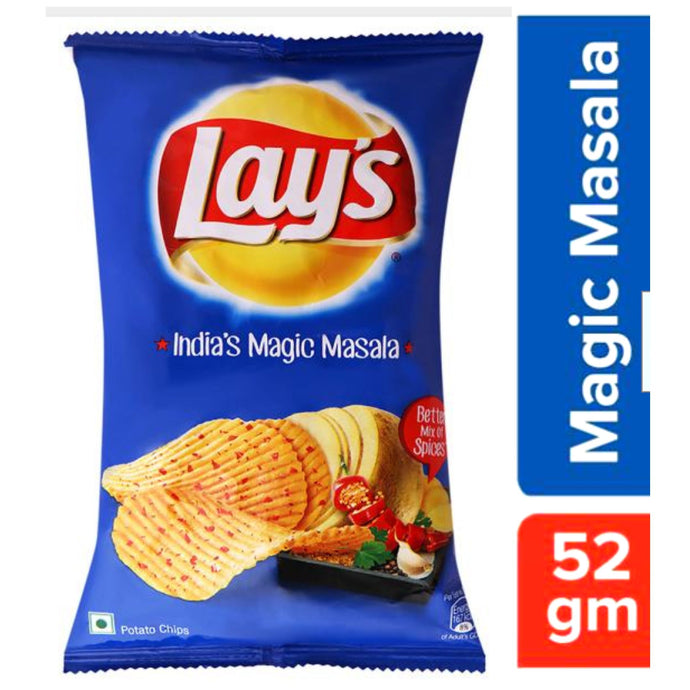 Aperitivos Patatas Fritas Sabor Magic Masala | Potato Chips Magic Masala Flavour, 52g Lays