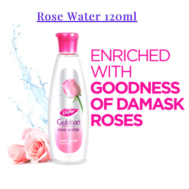 Agua de Rosas | Rose Water 120ml Dabur