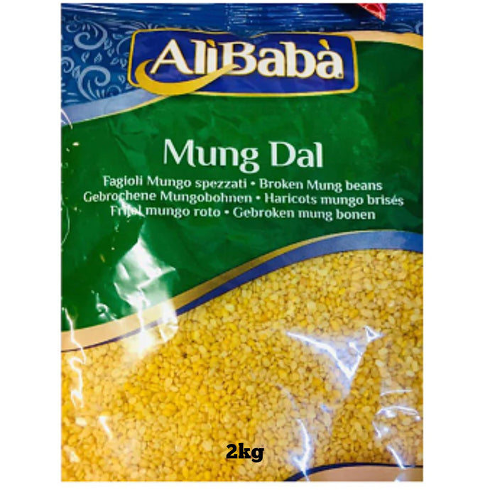 Judias Mungo partidas y peladas (Vigna radiata) | Mung dal Yellow 2kg a.b