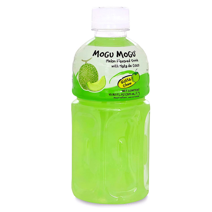 Bebida de sabores frutales | Mogu Mogu Melon Flavored Drink 320ml