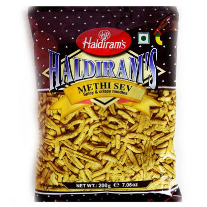 Methi Sev (Fenugreek) Snacks | Methi Sev 200g Haldiram