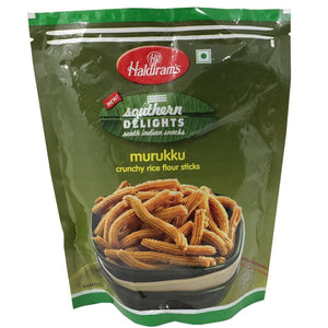 Aperitivos Murukku | Murukku (Crunchy rice flour sticks) 200g Haldiram