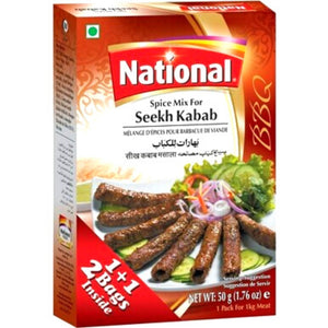 Especias para Kebab en brocheta | Seekh Kebab Masala 92g National