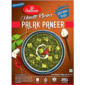 Espinacas al curry con Queso Vegano | Palak Paneer Vegan 300g Haldiram