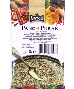 Mezcla de 5 Especias "Panch Puran" | 5 Spices Mix "Panch Puran" 100g Natco