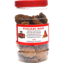 Cargar imagen en el visor de la galería, Bolas de harina trigo y de Frijol negro especiadas | Spiced Flour Balls | Punjabi Wadi 400g TRS