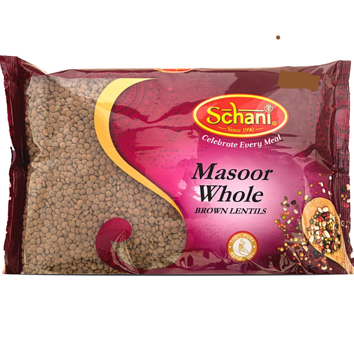 Lentejas Marrones | Brown Lentils | Masoor whole 1kg Schani