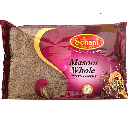 Lentejas Marrones | Brown Lentils | Masoor whole 1kg Schani