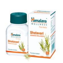 Cargar imagen en el visor de la galería, Shatavari (Asparagus racemosus) tabletas  | Shatavari Tablets Himalaya Pure Herbs 60tablets