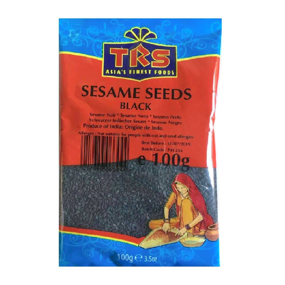 Semillas de Sesamo Negro | Black Sesame Seeds 100g TRS