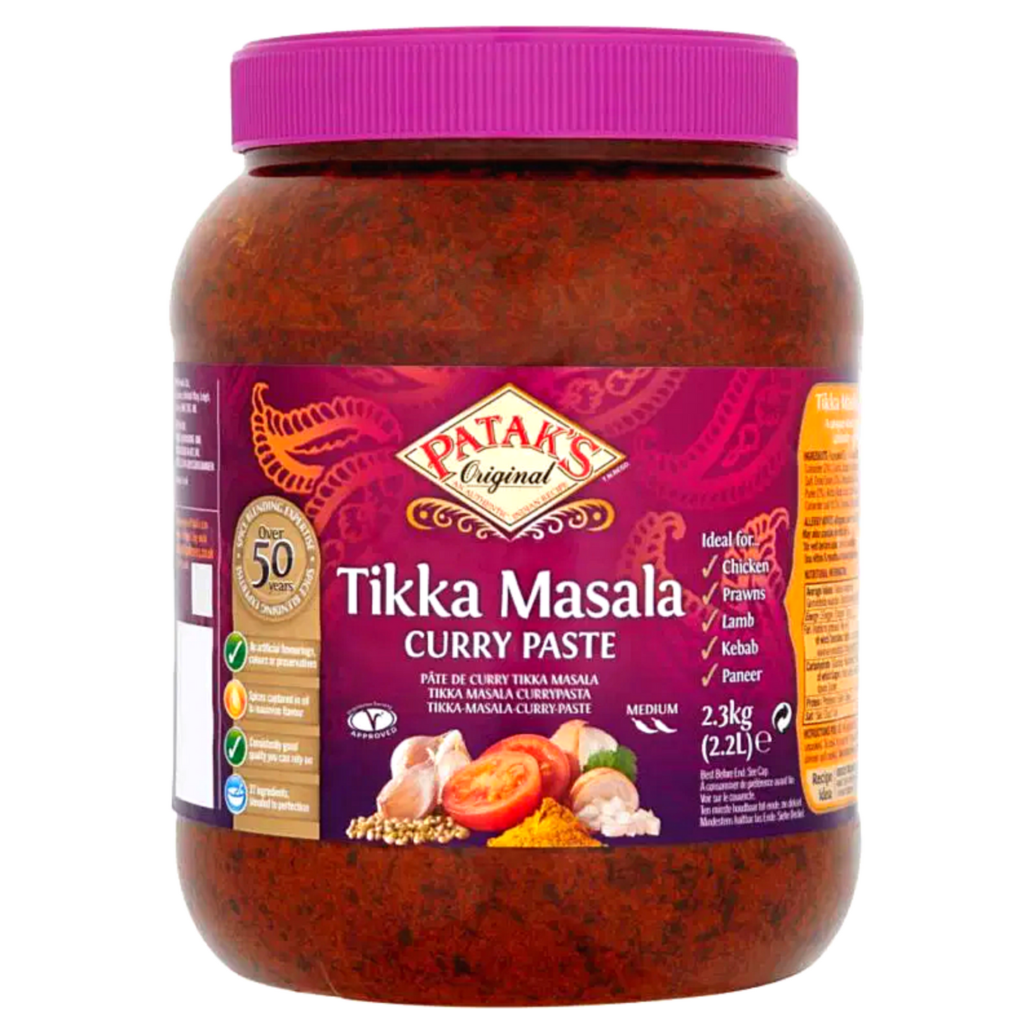 Pasta de Curry Tikka Masala | Tikka Masala Curry Paste 2.3kg Patak's