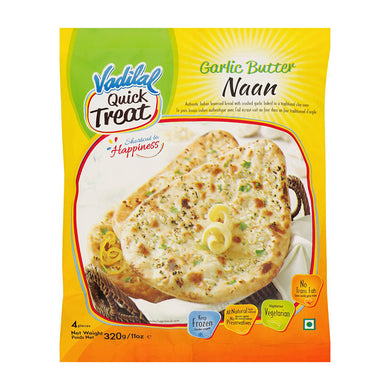 Pan Naan Tradicional  | Garlic Butter Naan 320g/4pcs. Vadilal