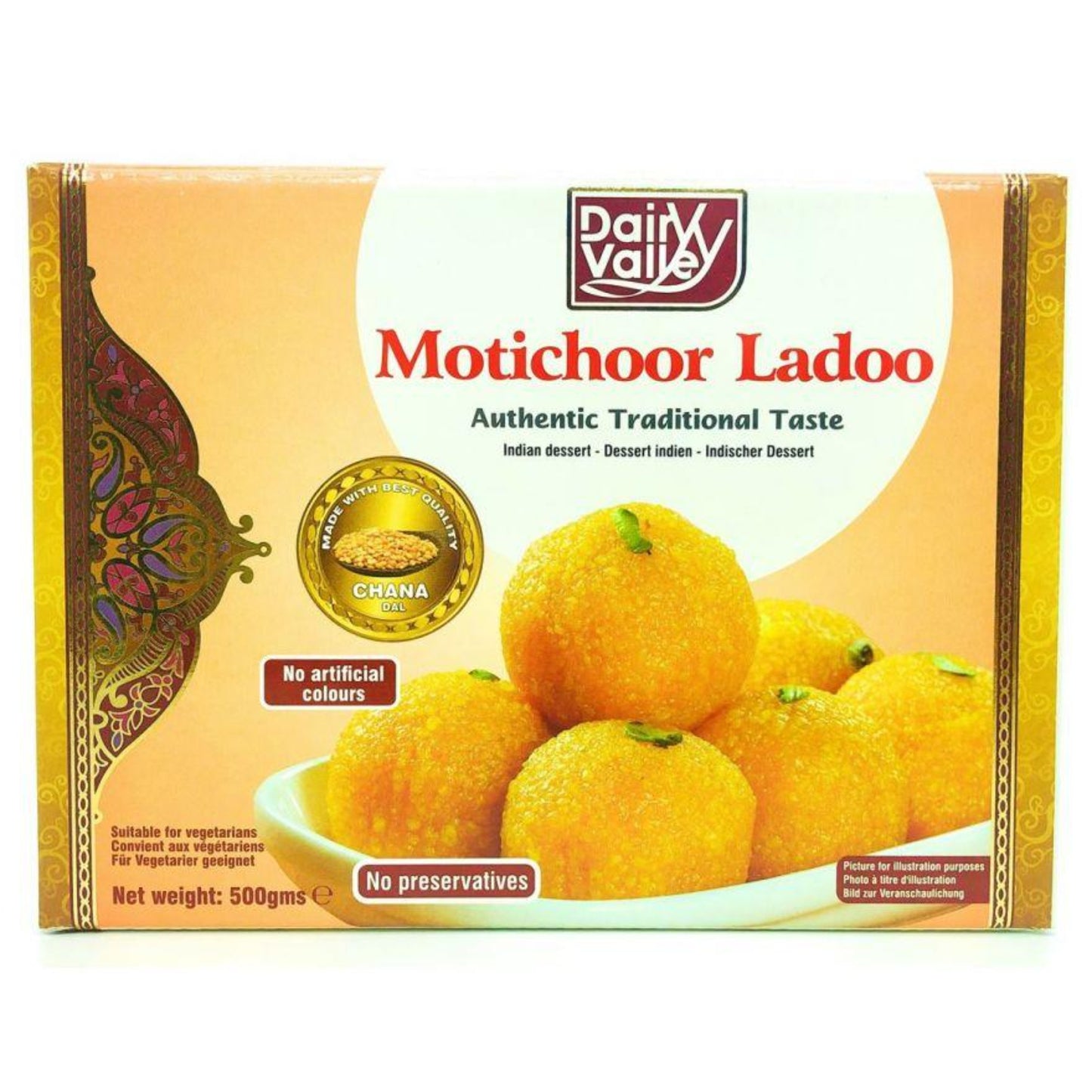 Dulce Motichoor Ladoo | Motichoor Ladoo 500g Happy Halwai