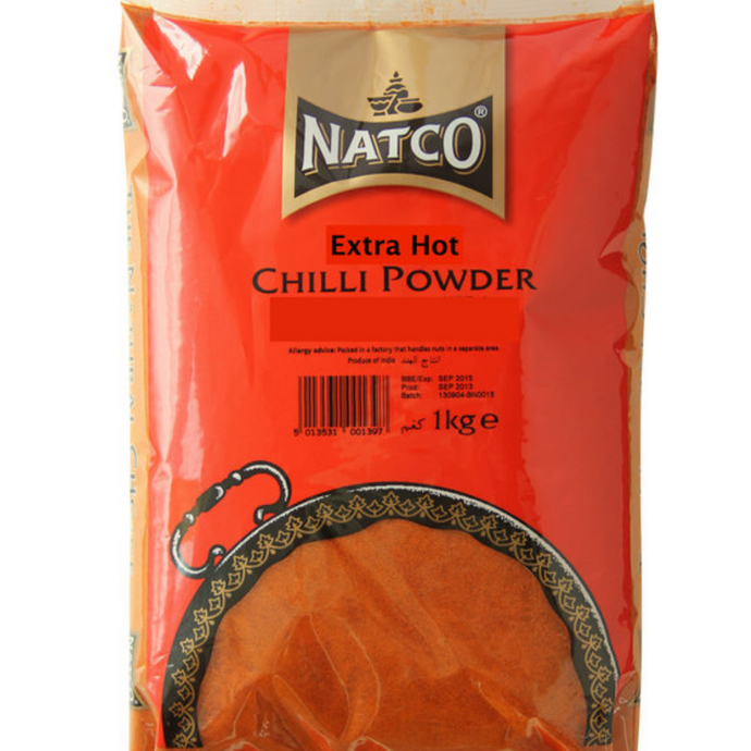 Chile en Polvo extra picante | Chilli Powder ex. hot 1kg Natco