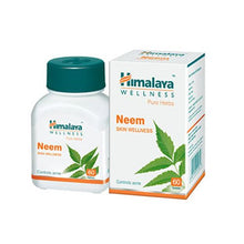 Load image into Gallery viewer, Neem (Margosa Árbol/Azadirachta indica) tabletas | Neem Tablets Himalaya Pure Herbs 60tablets
