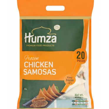 Chicken Samosa Ready to Eat | Chicken Samosa 650g/20 pcs. Humza