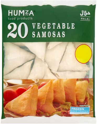 Samosas de patata y guisantes (Congelado) | Vegetable Samosa 650g/20pcs. Humza (Frozen)