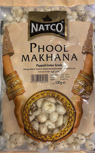 Cargar imagen en el visor de la galería, Semillas de Loto infladas | Popped Lotus Seeds | Phool Makhana 100g Natco