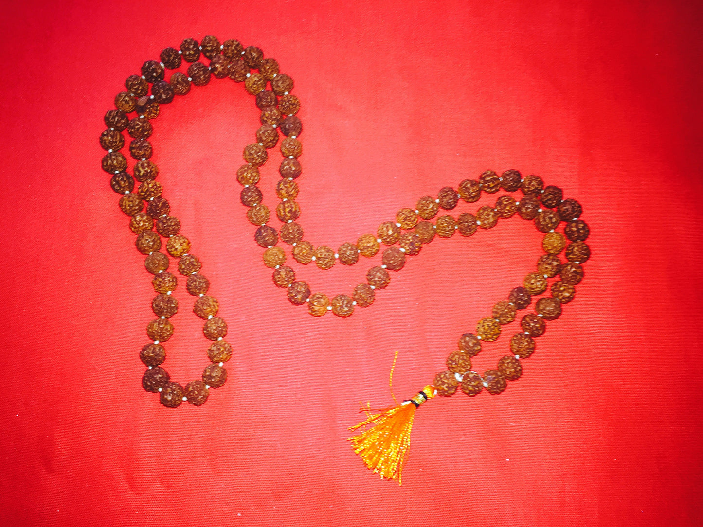 Rudraksha Mala 1.5 (with length of appr.14 to 17inches or ~39cm)