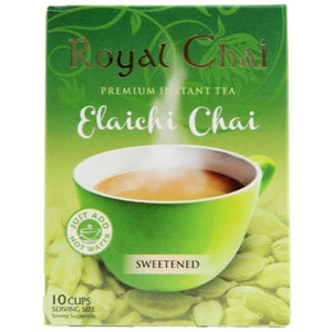 Te instantáneo "Chai" de Cardamomo | Instant Tea Cardamom Sweetened Chai 10sachet*180g Royal